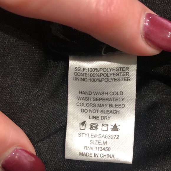 ANGL Black Pleated Mini Skirt Stripes All Around - Picture 4 of 12